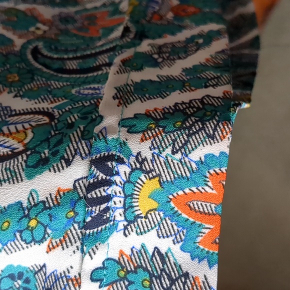 UMGEE* boho western hippy chic lined shorts jumpsuit asymmetric bell sleeve - Picture 8 of 17